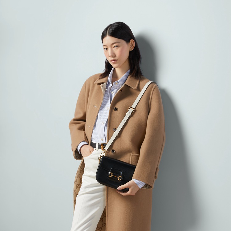 658574.18YSG.1060.004.100.0000.Light Gucci Horsebit 1955 mini bag